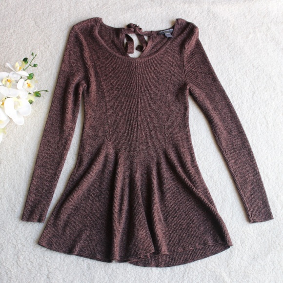 A Pea in the Pod Sweaters - A Pea in the Pod Dark Purple Knit Sweater Size M